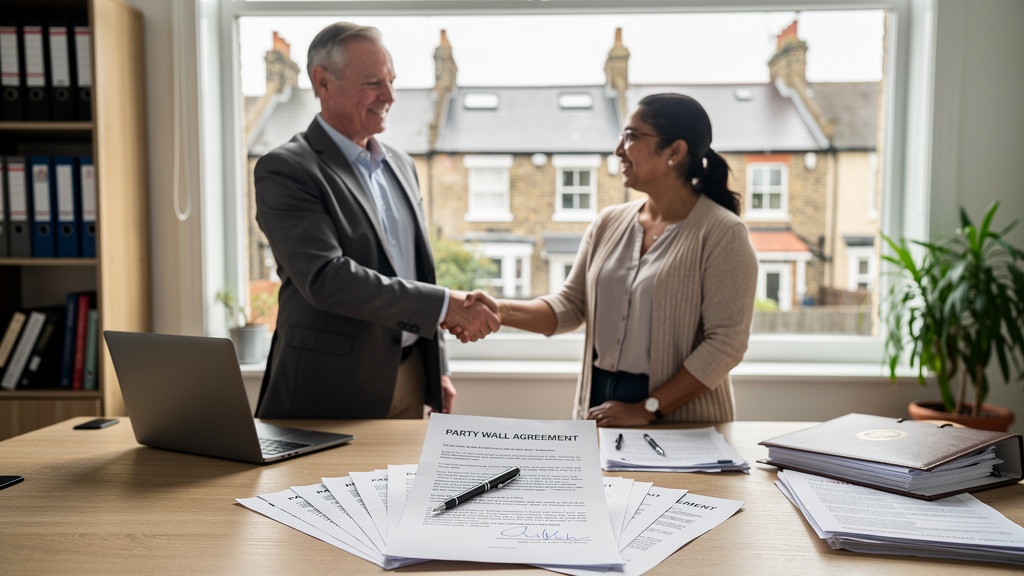 Party wall agreement process between neighbours in Barnet